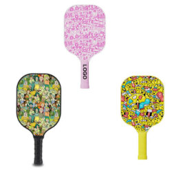 Wooden Fiberglass Pique Racket