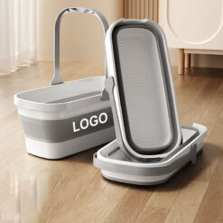Plastic Collapsible Silicone Folding Bucket