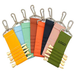 Portable Holder with Golf Tee and Keychain