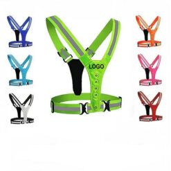 LED Reflective Ansi Safety Vest For Night Jogging Running