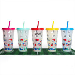 Temperature Sensitive Plastic Color Changing Mug