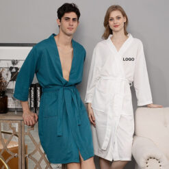 Waffle Long Couple Loungewear