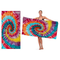 Single-Sided Printing Microfiber Sand Beach Towel