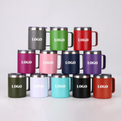 Stainless Steel Insulated Coffee Mug with Handle