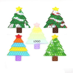 Silicone Squeeze Pop Toy Christmas Tree