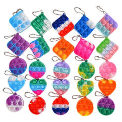 Keychain Push Pop Bubble Fidget