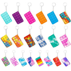 Silicone Bubble Fun Keychain