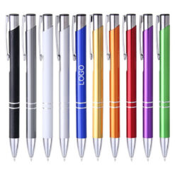 Advertising Metal Pushable Pens