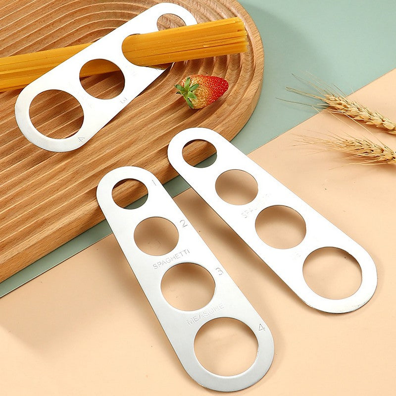 Sandwhich Line Ruler Stainless Steel 4 Holes Spaghetti Ruler