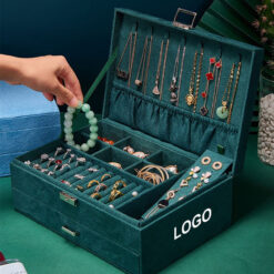 Multi Layer Velvet Drawer Jewelry Box