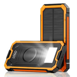 30000mAh PD Fast Charging Wireless Solar Power Bank