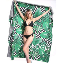 Absorbent Quick-drying Printed Beach Towel