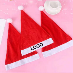 High Grade Christmas Short Plush Hat