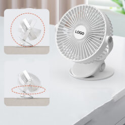 Creative Night Light Clip Fan