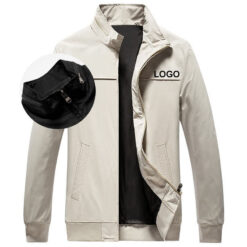 Teen Soft Nylon Jacket Classic Zippered Outdoor Wear