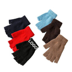 Winter Men'S Half-Finger Gloves