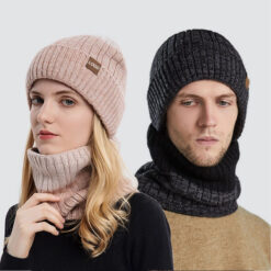 Autumn Winter Couple Knitted Beanies