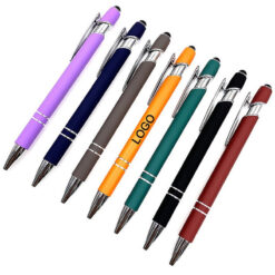 Colored Rubber Ballpoint Pen