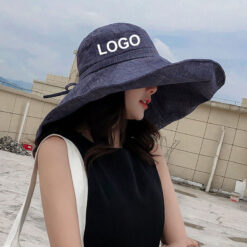 Oversized Brim Bucket Hat