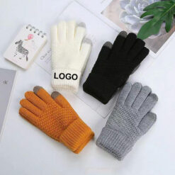 Pineapple Knit Touchscreen Gloves