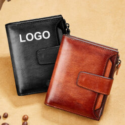 Genuine Leather Head Layer Cowhide Money Clip