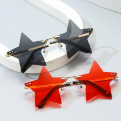Rimless Pentagram Sunglasses