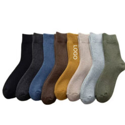 Pure Cotton Terry Mid-tube Socks