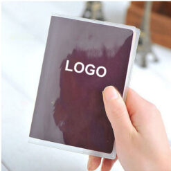 Clear PVC Plastic Passport Cover