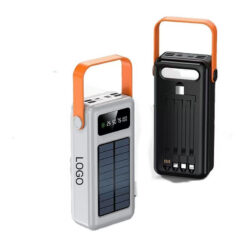 30,000mAh Huge Capacity Solar Charger With Cable