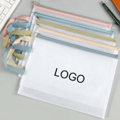 A4 Handheld Mesh Zipper Pouch