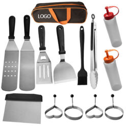 Stainless Steel BBQ Steak Cooking Shovel Set