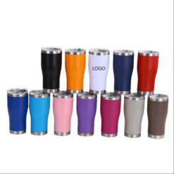 Stainless Steel Car Cup w/Waisted Design