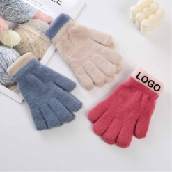 Children's Knitted Thick Gloves