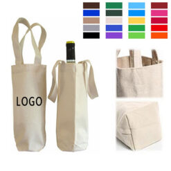 Polyester Cotton Blend Wine Bag