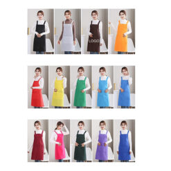 H-shaped Double Shoulder Strap Apron