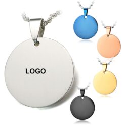 Stainless Steel Tag Pendant