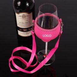 Neoprene Wine Glass Holding Lanyard
