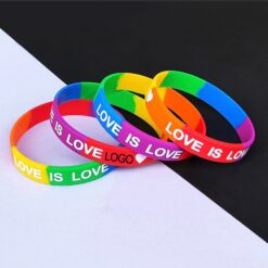 Rainbow Silicone Bracelet