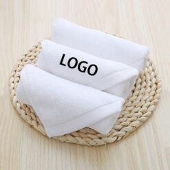 100% Cotton White Square Towel