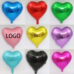Love Shape Aluminum Film Balloons