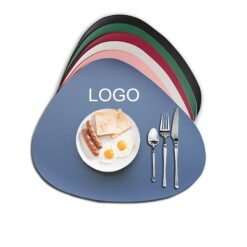 Solid Leather Triangle Placemat