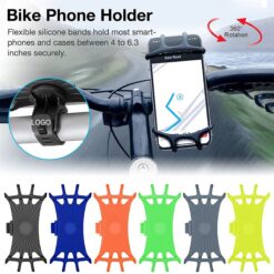Rotatable Silicone Bicycle Phone Holder