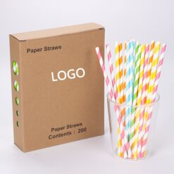 Creative Colorful Paper Straws