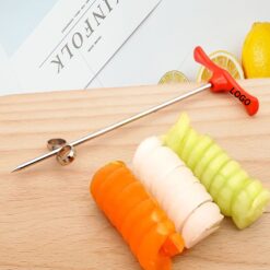 Fruit and Vegetable Spiral Twist Knife with Handle