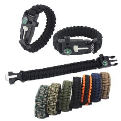 Outdoor Compass Braided Bracelet