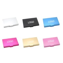 Large Capacity Aluminum Business Card Holder