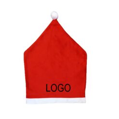 Christmas Chair Back Cover Santa Claus Hat