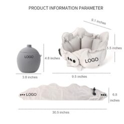 Inflatable Blow Up Neck Pillow for Air Travel