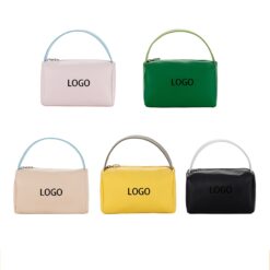 Portable PU Leather Travel Cosmetic Makeup Pouch