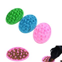 Portable Pet Silicone Slow Food Bowl